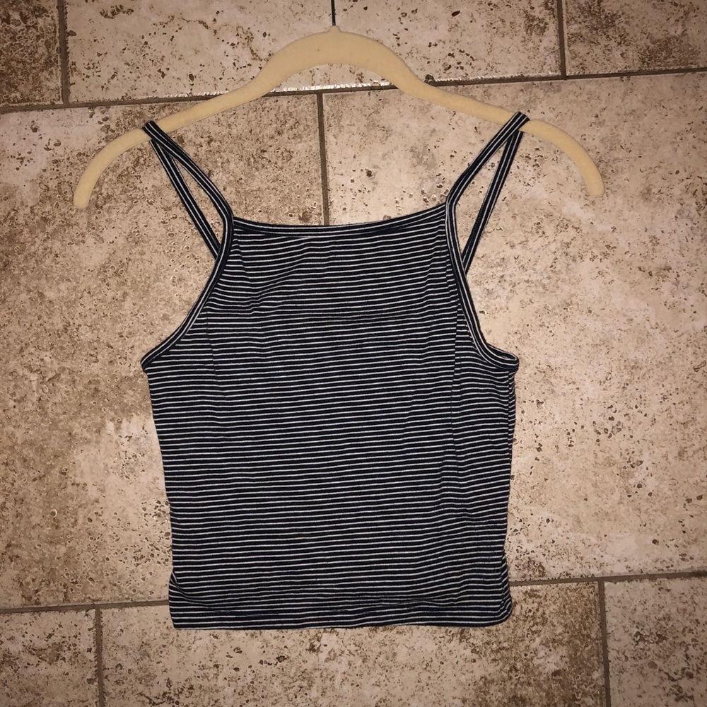 Striped crop top